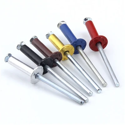 Colored Blind Rivets for Metal Panels